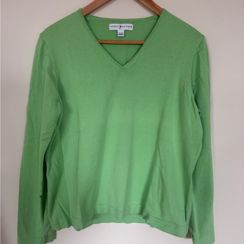 Tommy Hilfiger Golf Mint Green Sweater